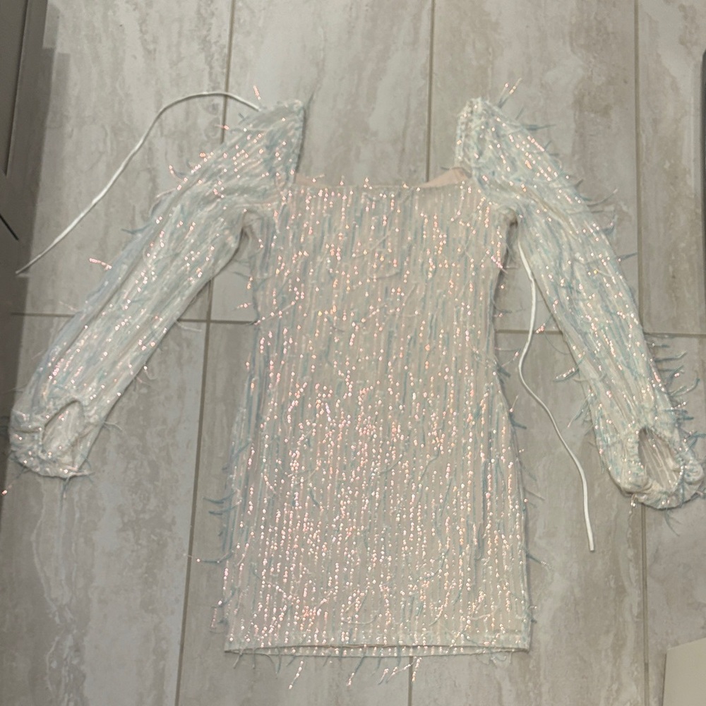 Speechless Pastel Sequin Dress
